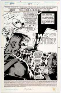 Gary Barker and Mark Farmer - The Incredible Hulk #389 Story Page 1 Original Art (Marvel, 1992).