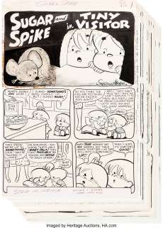 Sheldon Mayer | Sugar & Spike #23 Story Pages Original Art Group of 28 (DC, 1959). | Heritage