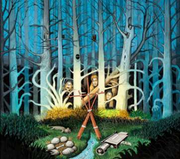 Al Jaffee | MAD Fold-In Inside Back Cover Illustration Original Art (EC, c. 1999). | Heritage