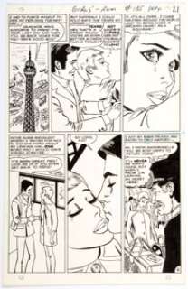 Tony Abruzzo - Girls‘ Romance #137 Story Page 6 Original Art (DC, 1968).