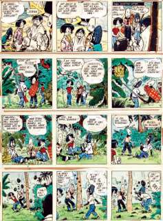 Jije | Blondin et Cirage au Mexique Planche originale en couleurs directes | Kahn et Associés