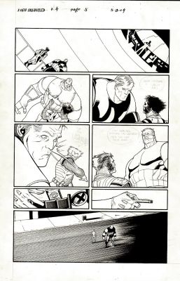 Travel Foreman - X-Men Unlimited #4 P 5 (Wolverine & Juggernaut in Every Panel!) Large Art - 2004