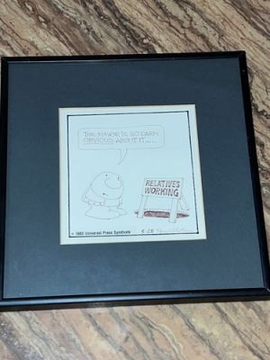 Original Tom Wilson Ziggy Comic Drawing In Marker Signed | eBay US (Buy It Now)