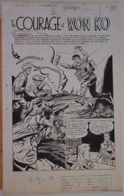 VERNON GREENE original art THIS IS WAR #8 pgs 10 11 12-15 Golden Age 1952 6 pgs | eBay US