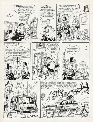 Stibane | Lot 138 - Petit Noël, planche n°9 à l’encre de Chine de… | AZ auction