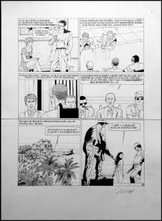 Renaud | Planche originale (p.8)  - Jessica Blandy T.14  - Cuba!  - (1998) | Catawiki