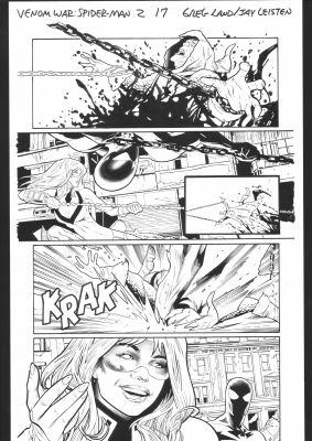 Greg Land | Venom War: Spider-Man Page by Greg Land | Raremarq