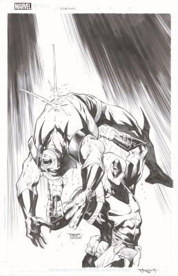 Deadpool #1 cover by Stephen Segovia