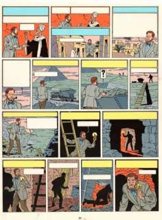 Jacobs. Mise en couleurs Blake et Mortimer | BDEnchères