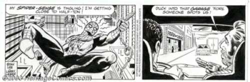 Larry Lieber - Original Comic Strip Art for Amazing Spider-Man, Group of 25 Dailies (1993). Nice big lot of - | Heritage