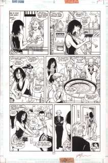 Bruce McCorkindale, Jill Thompson - Black Orchid #6 P.7 - Gambling - Signed - 1994