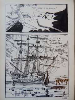 Manara, Milo - Original page (p.193) - Il Vascello Fantasma - (1970) | Catawiki