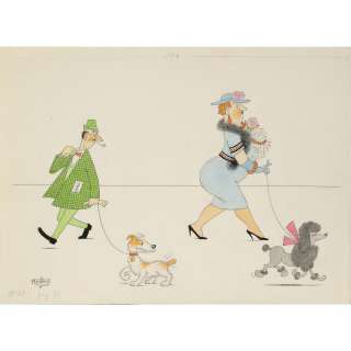 DUBOUT. - MÉRY (Dr F.) Entre chiens. | Tajan