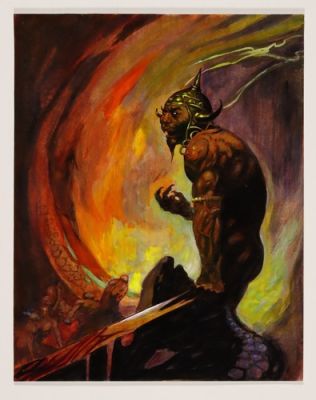 Peinture Du Tyran Mongol Par F. Newton Burcham | eBay Europe (Buy It Now)