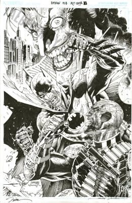 Jim Lee, Scott Williams - Batman: Hush 2 Issue 158 Page Variant Cover B