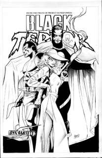 GREG LAND BLACK TERROR #4 COVER