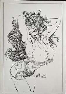 Bart Sears - She-Hulk Wizard Magazine Pin-Up 1992