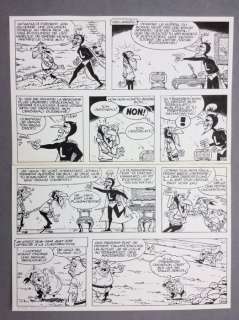 Remacle, Marcel | Planche originale (p.21A + p.21B)  - Le Vieux Nick et Barbe Noire T24  - Le mal étrange | Catawiki