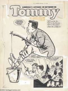 Bob Powell - Li’l Abner #62 Complete 5-page Story "Tommy" Original Art (Harvey, 1948). America’s - | Heritage