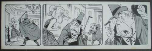Marten Toonder: Originele strook Koning Hollewijn. | Zwiggelaar Auctions