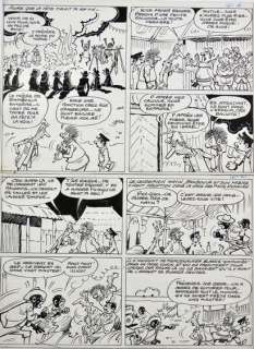 PELLOS René Les pieds nickeles Planche 41 de l’album Organisateurs de safari édité... | Vermot et Associés