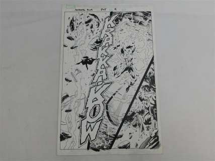 Original Comic Art Fantastic Four Splash Page | Bodnars Auction