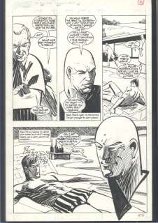 Mark Badger | ! Badger Pencils + Inks - American Flagg! Page - Happiness Is Being Drunk As a Skunk Issue American Flagg! # 44 Page 16 | Koch Comic Art