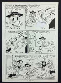 Scala, Guido - original plate for Topolino no. 1352 "Paperino e la grande occasione" (1981) | Catawiki