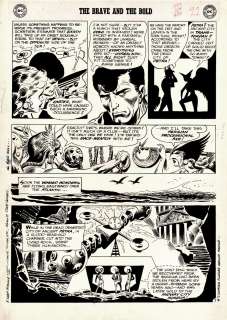 Joe Kubert | Brave And the Bold #44 P 7 (Hawkman & Hawkgirl Pre-Issue #1 Hawkman & Hawkgirl Both Putting on Costumes & Getting Weapons For Battle!) Large Art -1962 | Romitaman