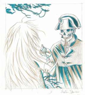 Martin JAMAR - lot 411 - Les Voleurs d‘Empires tome 1, projet de couverture…