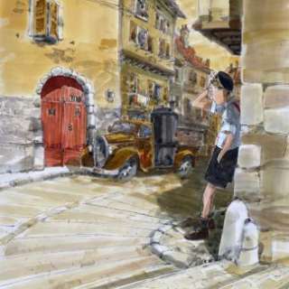 Vincent Bailly - 4ème de couverture originale “Sac de billes” Tome 2