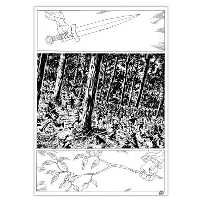 Jérémie Gasparutto | Le chemin derrière la maison - Planche originale 41 | Achetez de l’Art