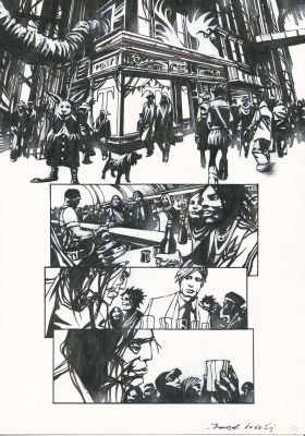 Danijel Zezelj | Starve, issue 02 planche 04 | Galerie Glénat