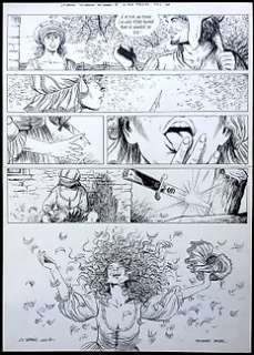 Servais, Jean-Claude - Planche originale signée - "La mémoire des arbres" - La belle coquetière | Catawiki