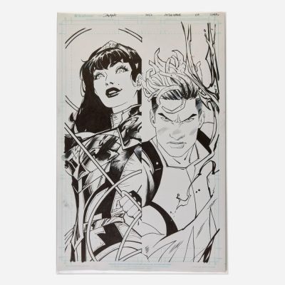 Lot 175 - Dan Mora, Justice League #3 Cover Original Art (DC Comics, 2022) | Landry Pop Auctions