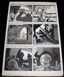 Steve Ditko - Eerie #8 P.53 - ‘Demon Sword!‘ Full Tonal Ditko Horror Page - 1967