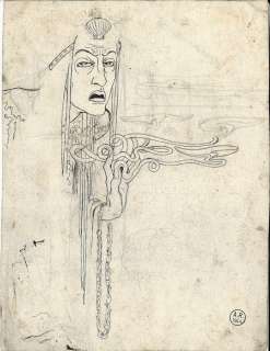 Rubino, Antonio - original illustration "Medusa" - 1910s | Catawiki