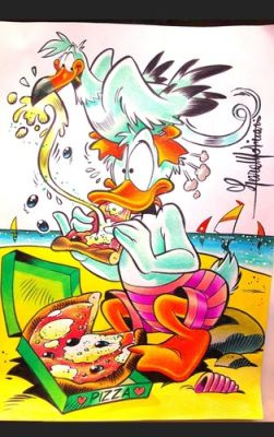 LARA MOLINARI Illustrazione originale a colori Disney A4 21x30cm di Paperino. | eBay Europe (Buy It Now)