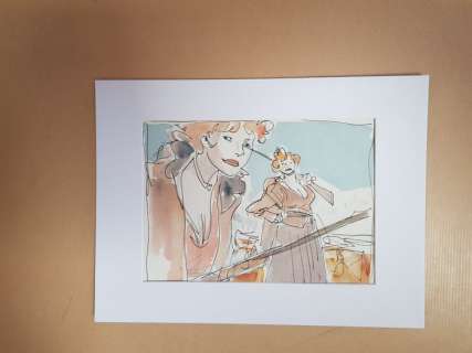 Pellejero, Ruben - Aquarelle originale - Corto Maltese | Catawiki
