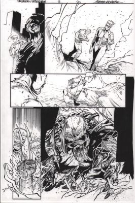 Jay Leisten | Predator Vs Spider-Man #3 P.20 - Predator Jump Scare - 2025 | Anthony’s Comic Book Art