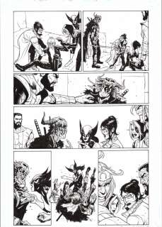 Paul Davidson – X-Force – 41p13 – Wolverine Colossus Domino Omega Red Deadpool | Berserker Art