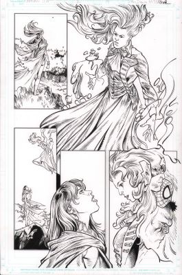 Jay Leisten | Marvel 1776 #2 P.19 - Wanda - Signed - 2025 | Anthony’s Comic Book Art