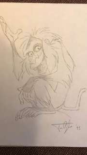 Baxter, James - Pencil Sketch - Rafiki  - The Lion King (1995) | Catawiki