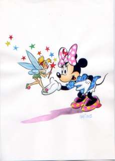 Vives Mateu, Xavier - Original inspirational Sketch - Minnie and Tinker Bell | Catawiki