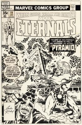 Jack Kirby | Eternals 19 Cover | Panel Page Art