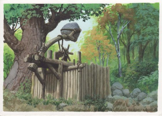 Den Beauvais | Ranged Attack Platform Guardians Tcg Fantasy Card Game | TDArt