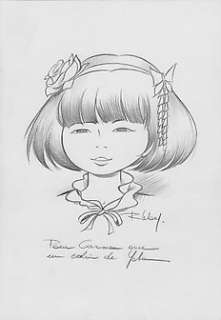 Leloup, Roger - Dédicace originale - Yoko Tsuno - Personnage: Rosée du matin | Catawiki