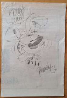 Batem | Dessin original signé sur feuille Â«Â pour LucasÂ Â»… | Geneva Auctions