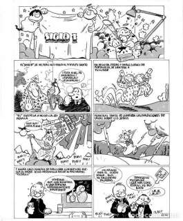 (BD) DIBUJO ORIGINAL DE Miguel Gallardo - Siglo I - 2p. completo , 50X35 CM,