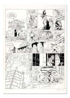 Crisse | Atalante - Encre de chine pour la planche 11 de l’album... | Coutau Bégarie